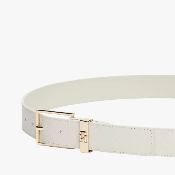 Essential TH Monogram Leather Belt