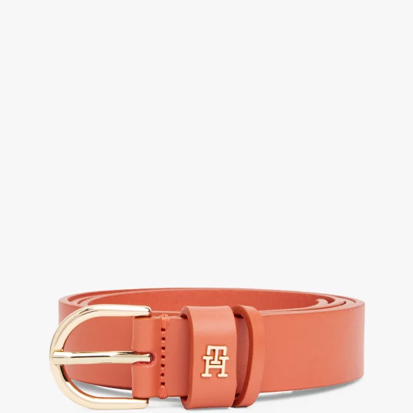 Essential TH Monogram Leather Belt