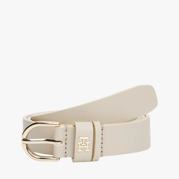 Essential TH Monogram Leather Belt